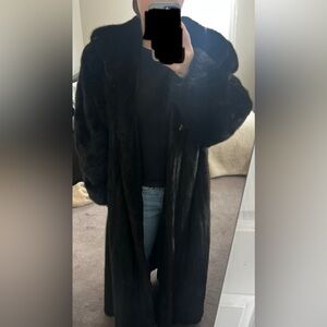 Mink Long Coat M-L